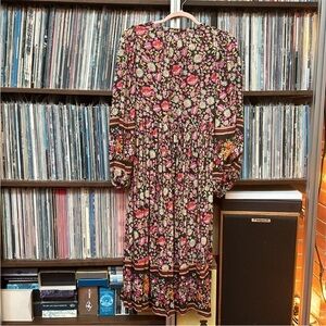 Spell Impala floral Black Dress